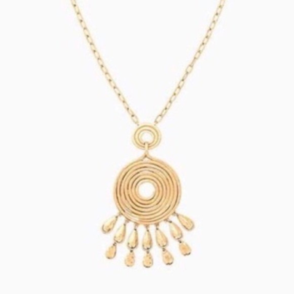 Stella & Dot Delilah Pendant Gold Necklace
